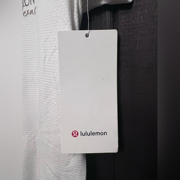 Lululemon Shirt Womens Sz 6 White Short Sleeve Swiftly Tech 2.0 Dallas Texas NWT - Picture 4 of 5